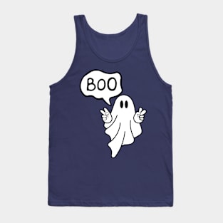 Ghost Of Ok Disapproval Black - Classic Vintage Summer Tank Top